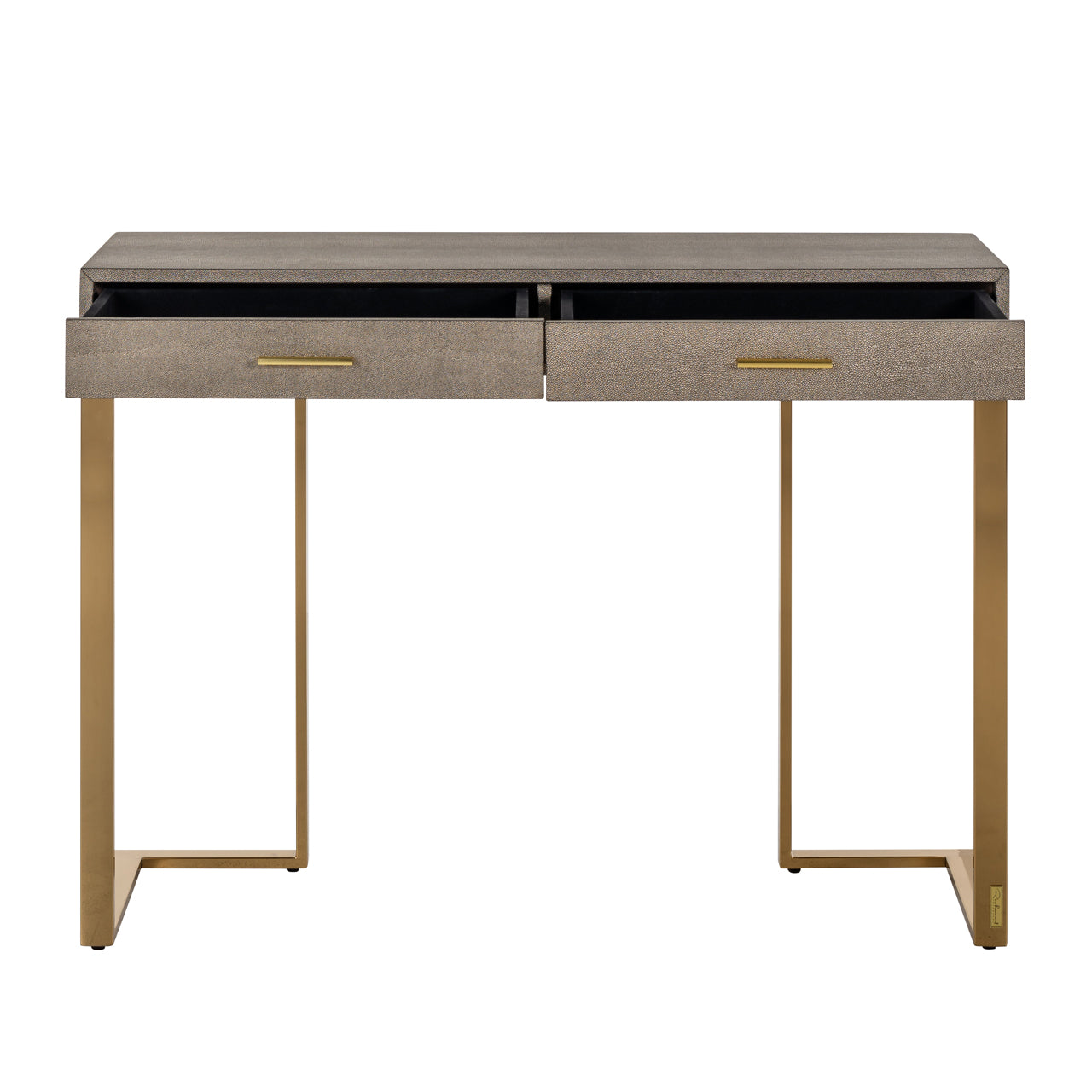 Richmond Interiors Marie-Lou Console Table in Gold  Nicholas John Interiors