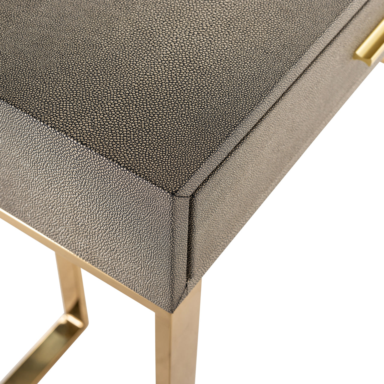 Richmond Interiors Marie-Lou Console Table in Gold  Nicholas John Interiors