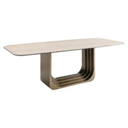 Richmond Interiors Maxfield Beige 200 Dining Table   Nicholas John Interiors