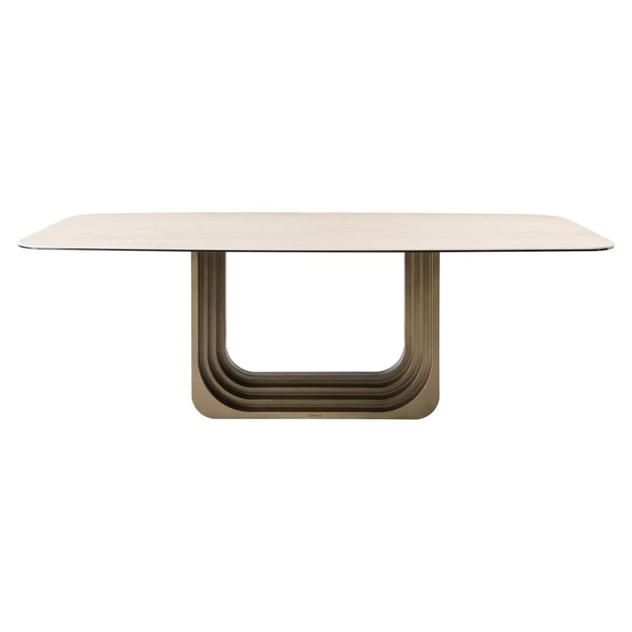 Richmond Interiors Maxfield Beige 200 Dining Table   Nicholas John Interiors