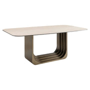 Richmond Interiors Maxfield Beige 230 Dining Table   Nicholas John Interiors