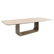 Richmond Interiors Maxfield Beige 300 Dining Table   Nicholas John Interiors