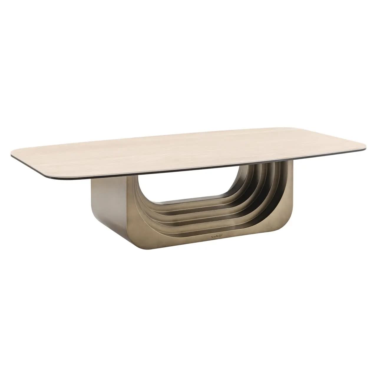 Richmond Interiors Maxfield Beige Coffee Table   Nicholas John Interiors