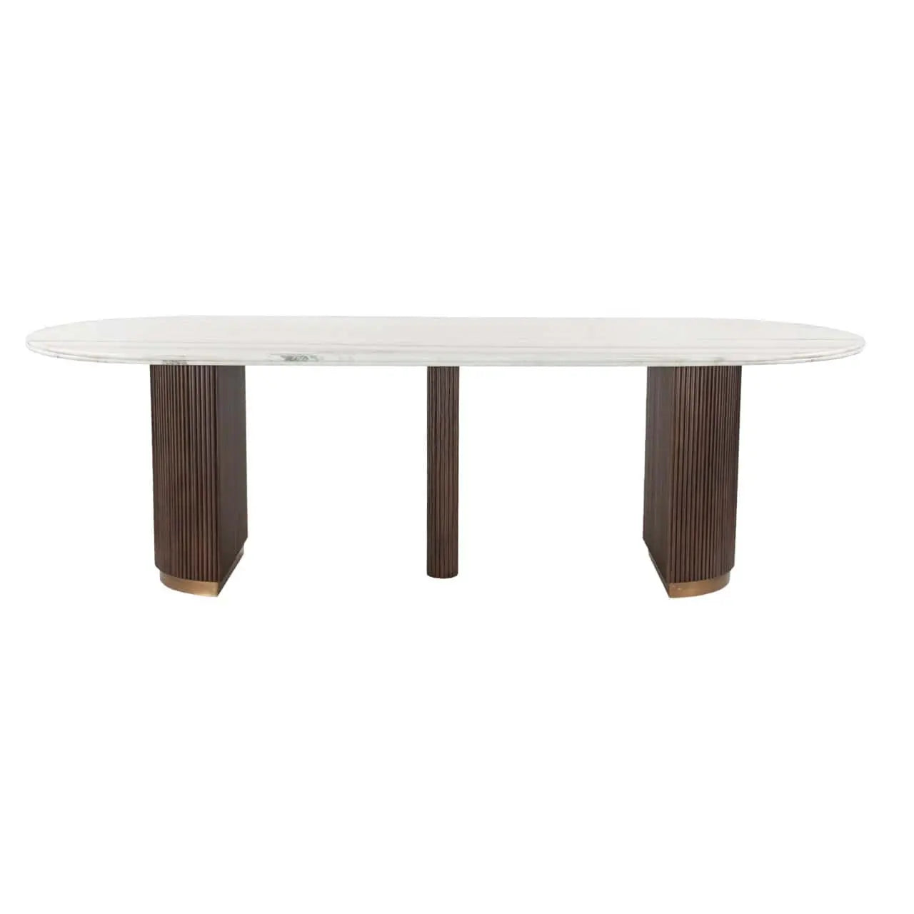 Richmond Interiors Mayfield Brown 250cm Dining Table   Nicholas John Interiors