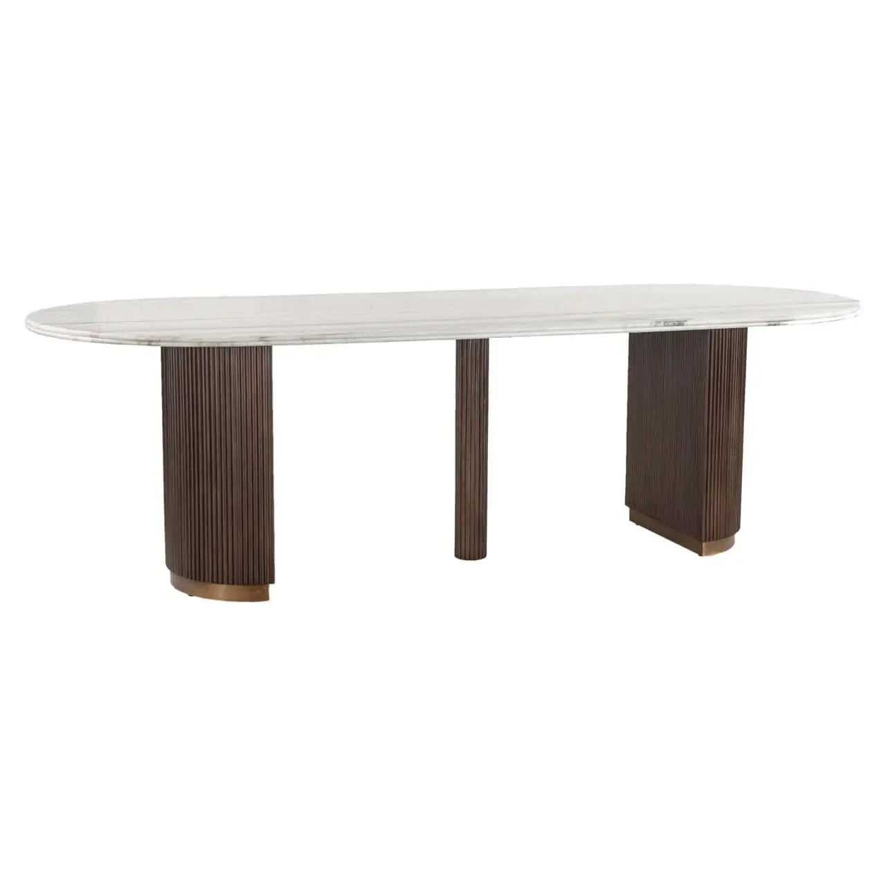 Richmond Interiors Mayfield Brown 250cm Dining Table   Nicholas John Interiors