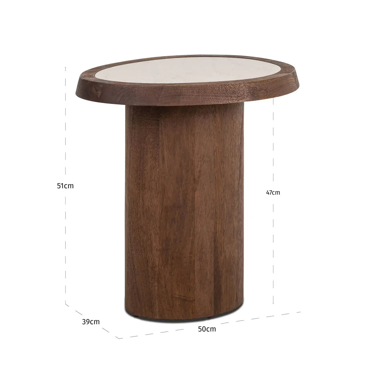 Richmond Interiors Melrose Spicebrown End Table   Nicholas John Interiors