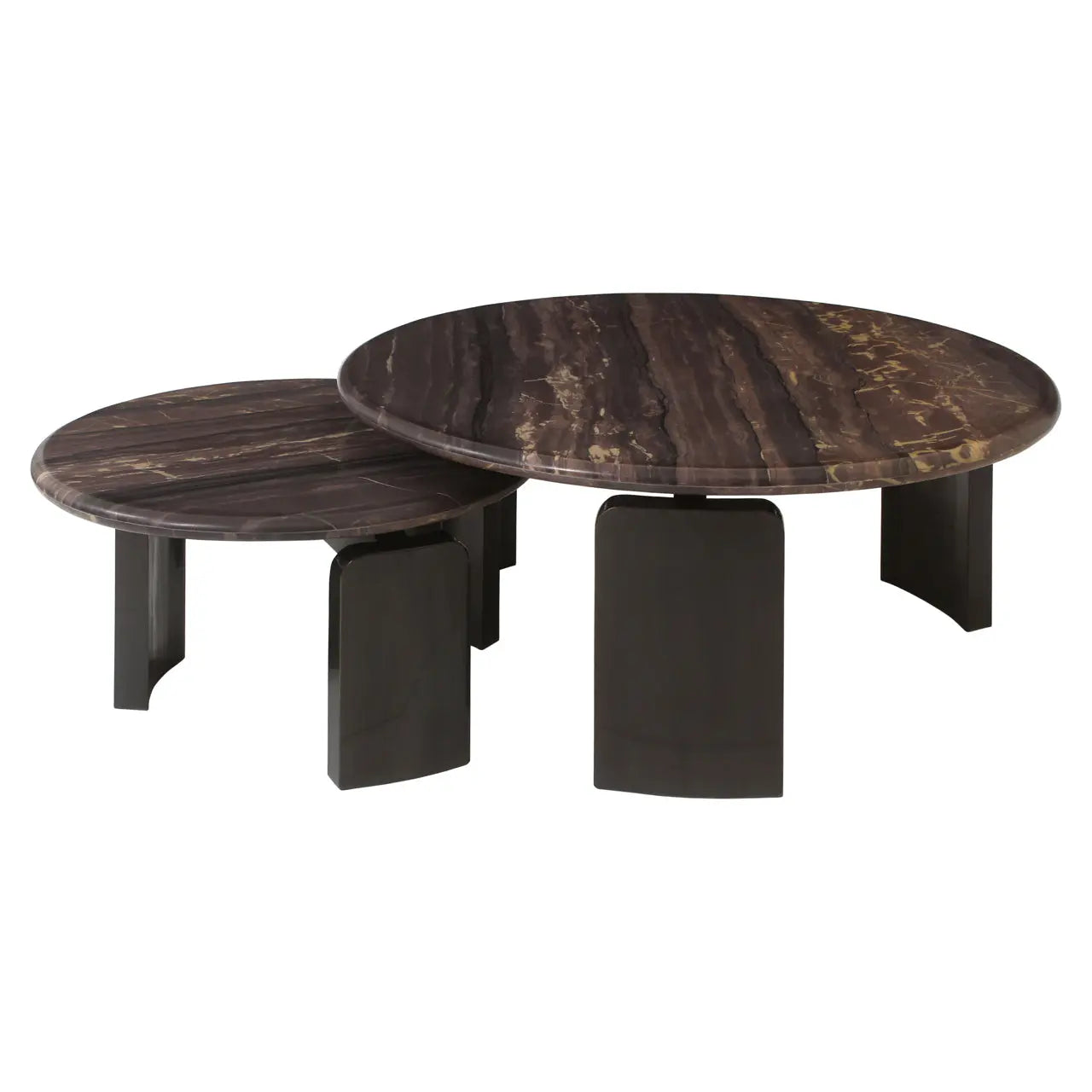 Richmond Interiors Menton Burgundy Coffee Table (Set of 2)