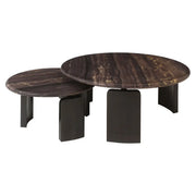 Richmond Interiors Menton Burgundy Coffee Table (Set of 2)