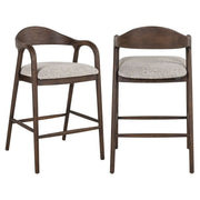Richmond Interiors Mihara Mocca Fancy Counter Stool   Nicholas John Interiors