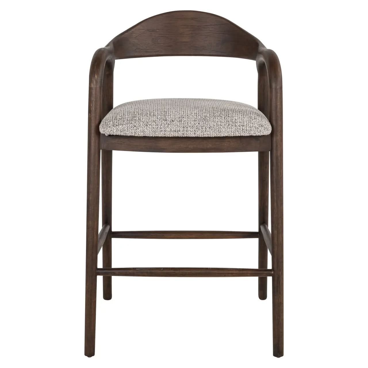 Richmond Interiors Mihara Mocca Fancy Counter Stool   Nicholas John Interiors