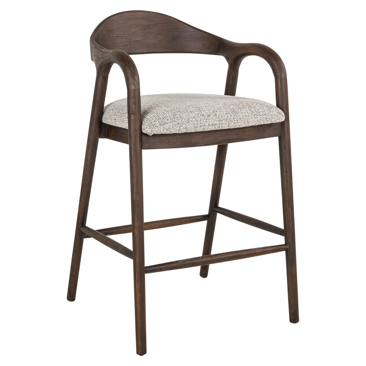 Richmond Interiors Mihara Mocca Fancy Counter Stool