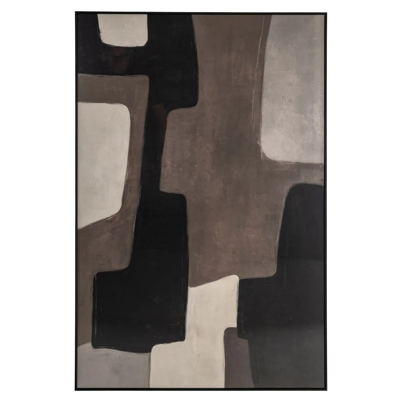 Richmond Interiors Mirage Brown Left Wall Art   Nicholas John Interiors