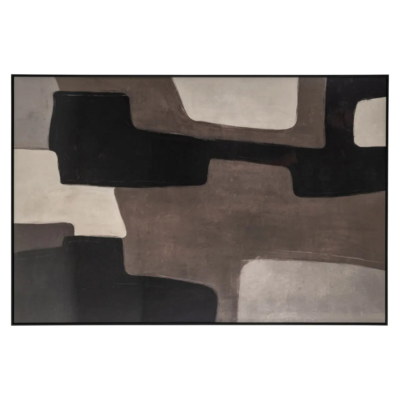 Richmond Interiors Mirage Brown Left Wall Art   Nicholas John Interiors
