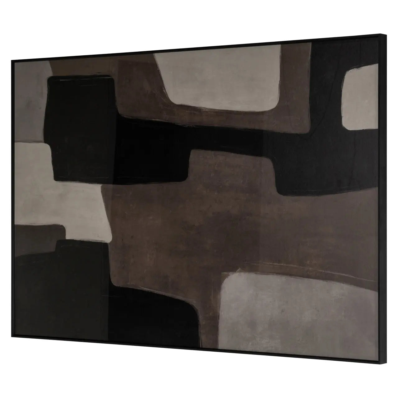 Richmond Interiors Mirage Brown Left Wall Art   Nicholas John Interiors