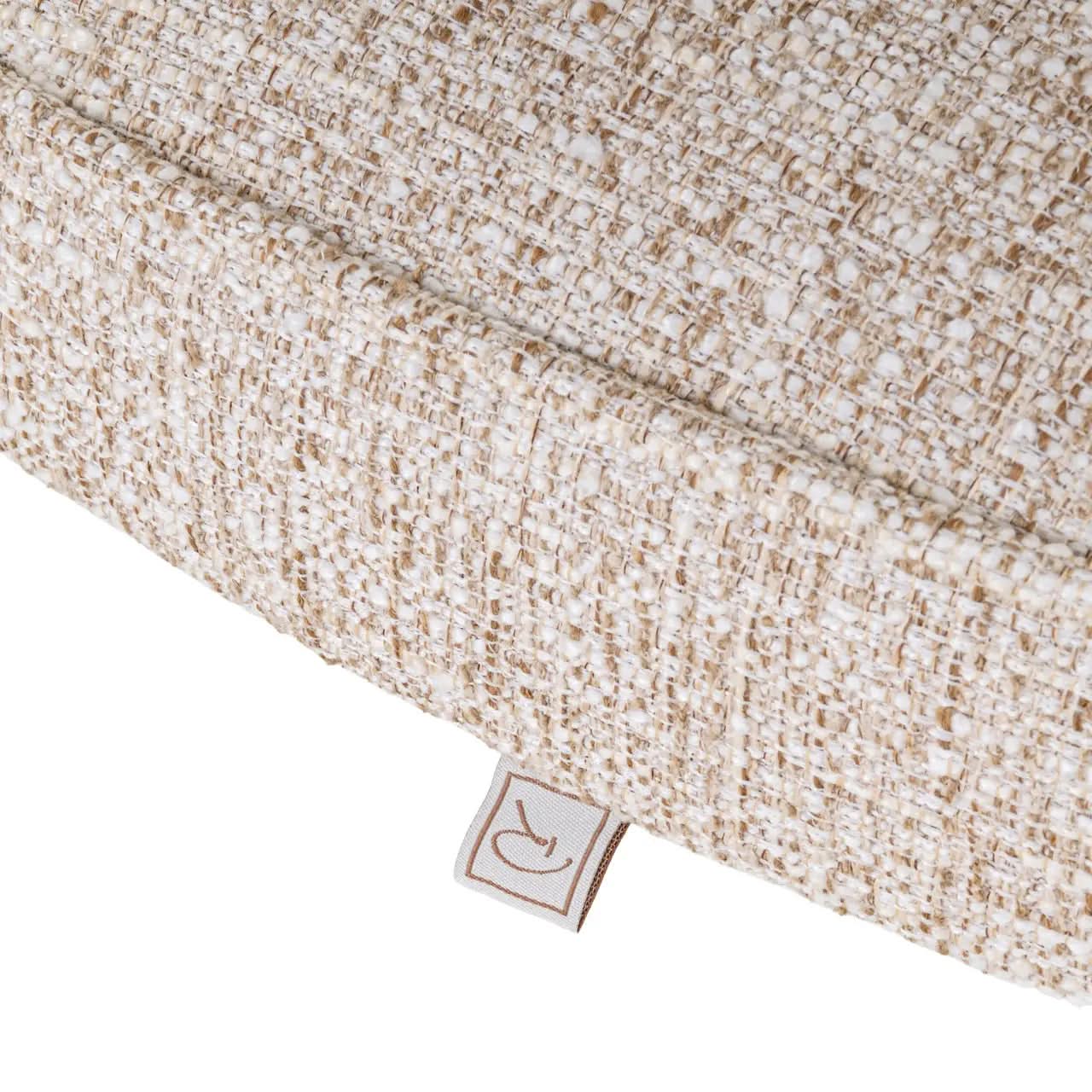 Richmond Interiors Mori Cream Tweed Dining Chair   Nicholas John Interiors