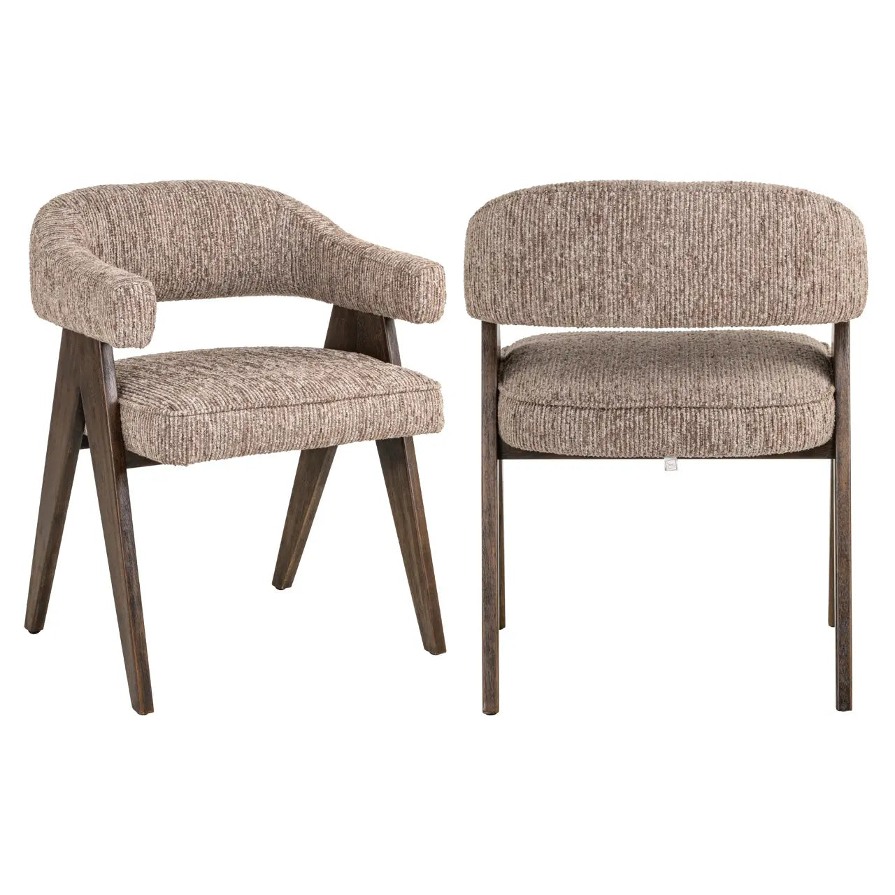 Richmond Interiors Mori Mocca Linear Dining Chair