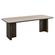 Richmond Interiors Nando 270cm Brown Oak Veneer Dining Table  Nicholas John Interiors