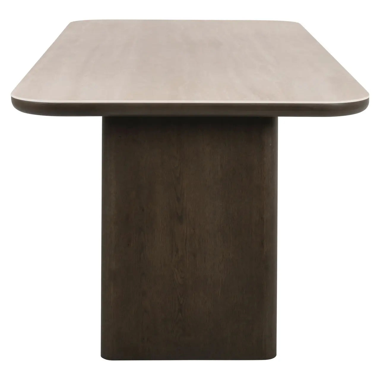 Richmond Interiors Nando 270cm Brown Oak Veneer Dining Table  Nicholas John Interiors