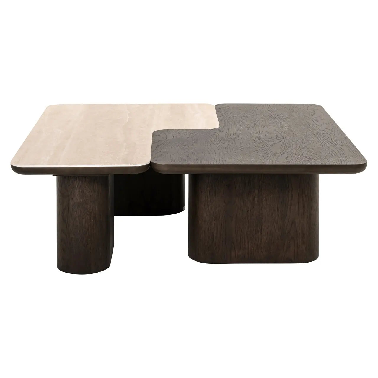 Richmond Interiors Nando Set of 2 Coffee Table in Brown  Nicholas John Interiors