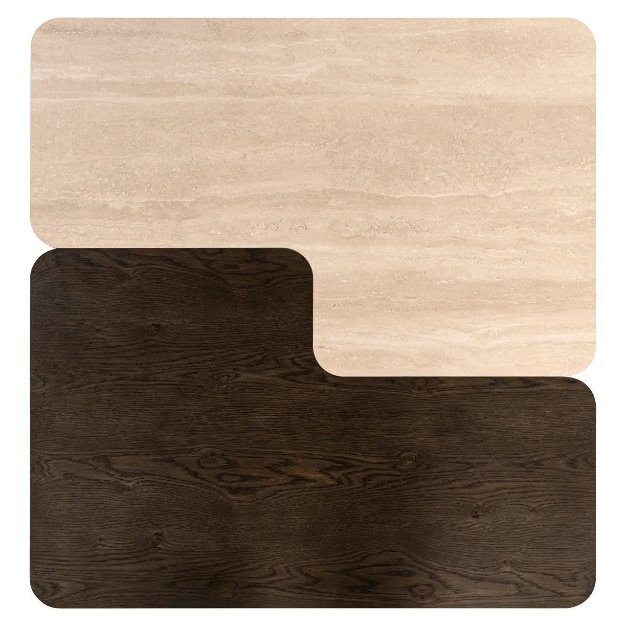 Richmond Interiors Nando Set of 2 Coffee Table in Brown  Nicholas John Interiors