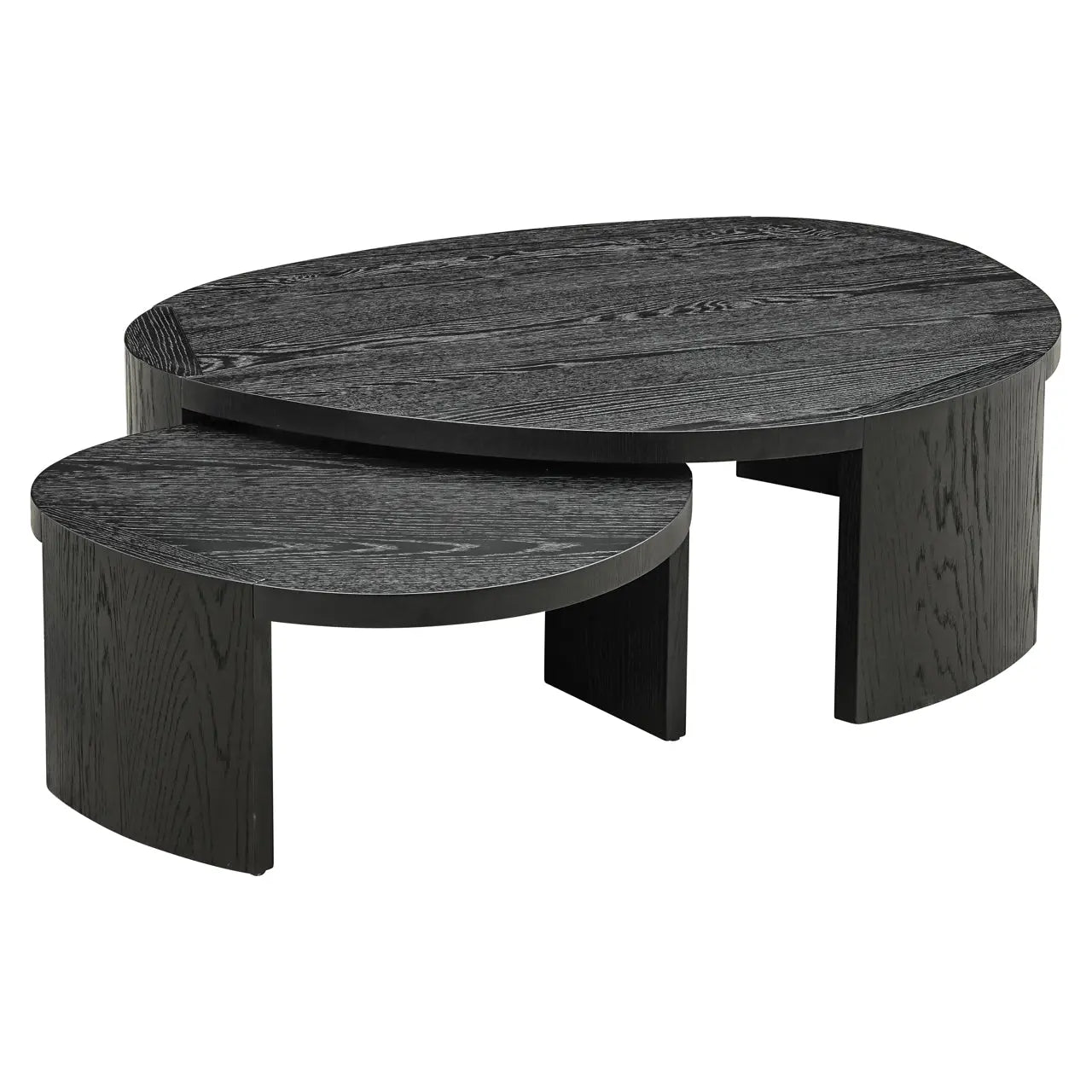 Richmond Interiors Navarino Set of 2 Coffee Table in Dark Coffee   Nicholas John Interiors