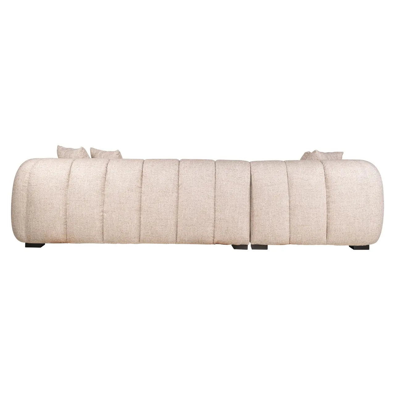 Richmond Interiors Novaro Cream Tweed Lounge Left Sofa