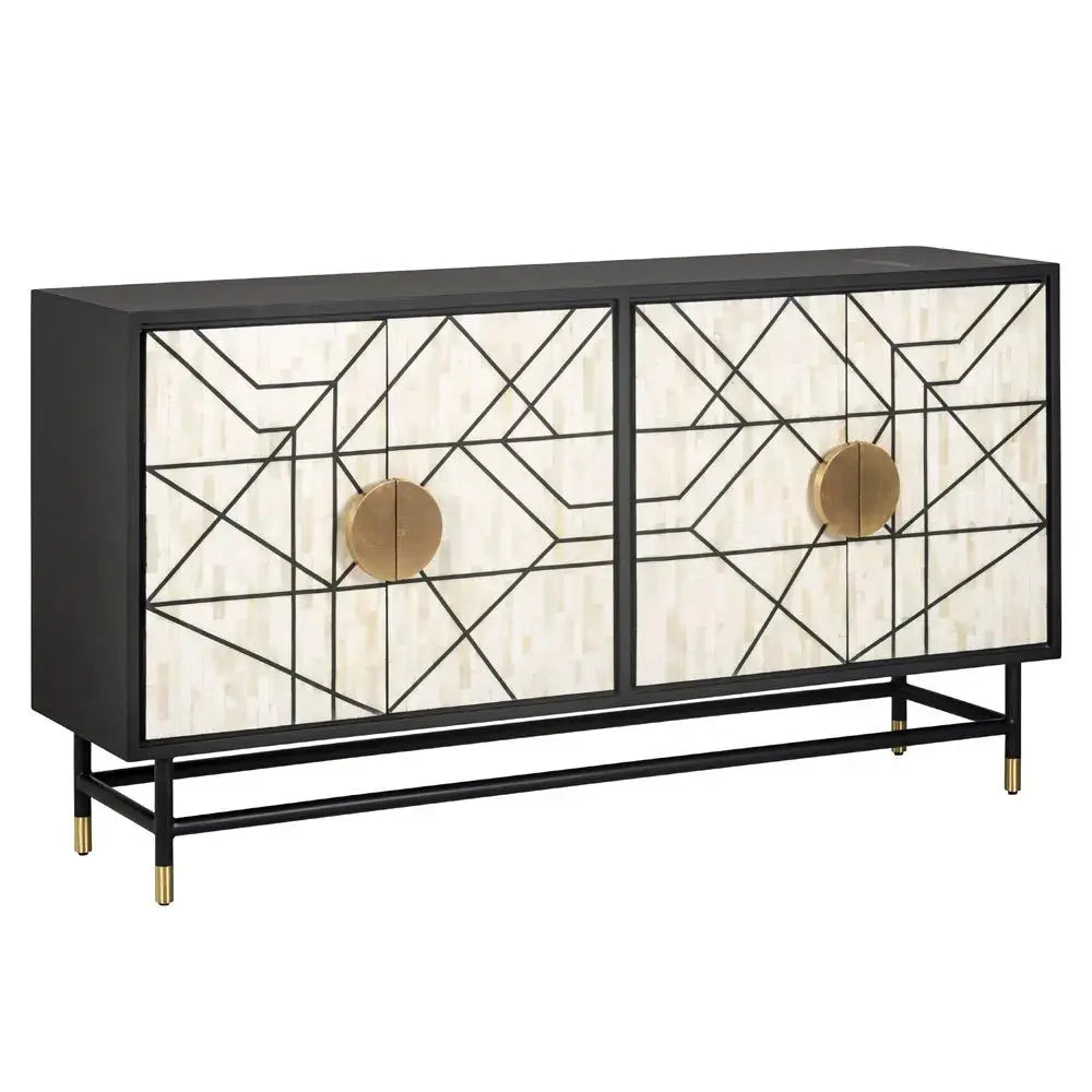 Richmond Interiors Novas 4 Door Sideboard OUTLET   Nicholas John Interiors