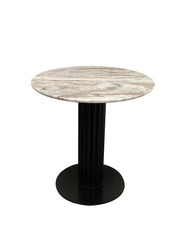 Richmond Interiors Nyon Bistro Table in Pink 75cm  Nicholas John Interiors