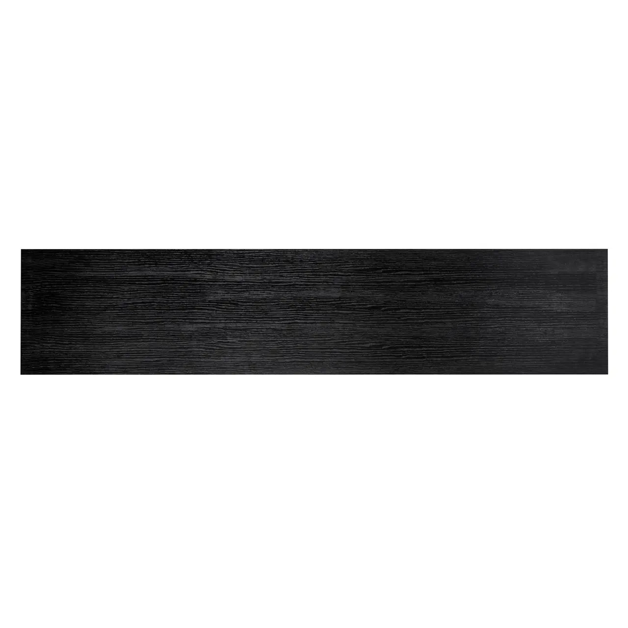 Richmond Interiors Oakura 3 Drawer Media Unit in Black  Nicholas John Interiors