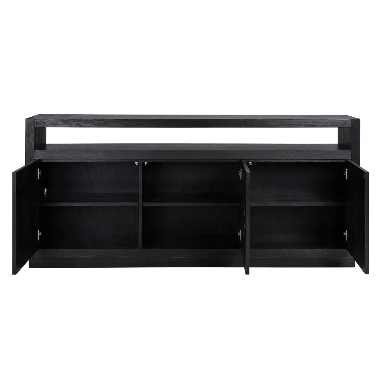 Richmond Interiors Oakura Black 3-Door Oak Veneer Sideboard – 190cm  Nicholas John Interiors
