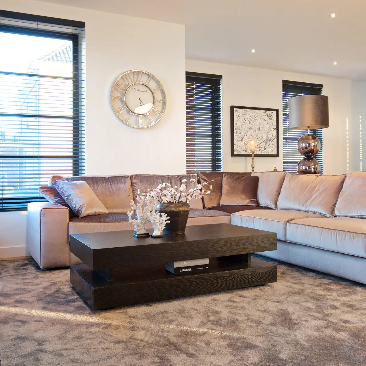 Richmond Interiors Oakura Coffee Table Blok in Black  Nicholas John Interiors