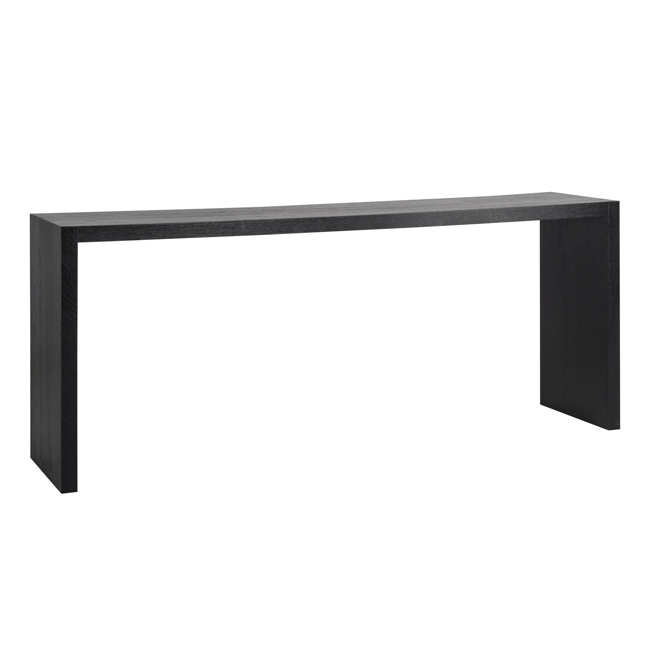Richmond Interiors Oakura Console Table in Black  Nicholas John Interiors