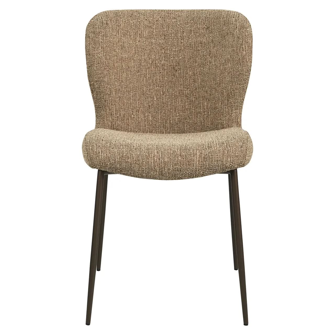 Richmond Interiors Odarby Brown Tweed Dining Chair (Set of 2)   Nicholas John Interiors