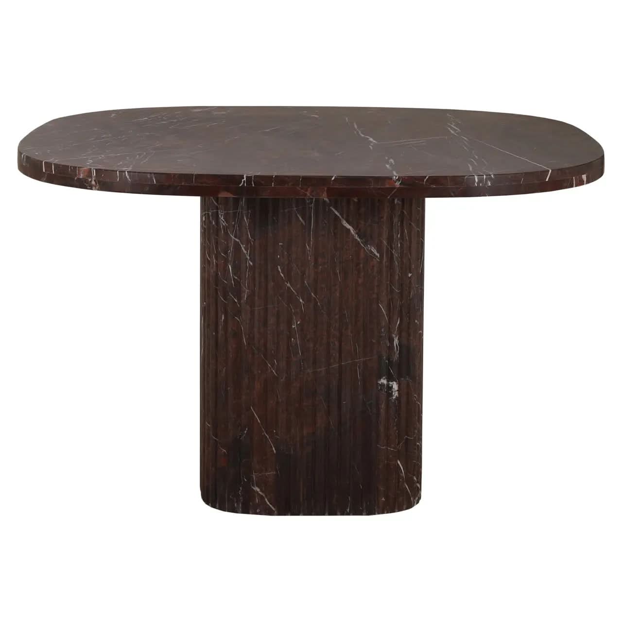 Richmond Interiors Orchid Burgundy Dining Table   Nicholas John Interiors