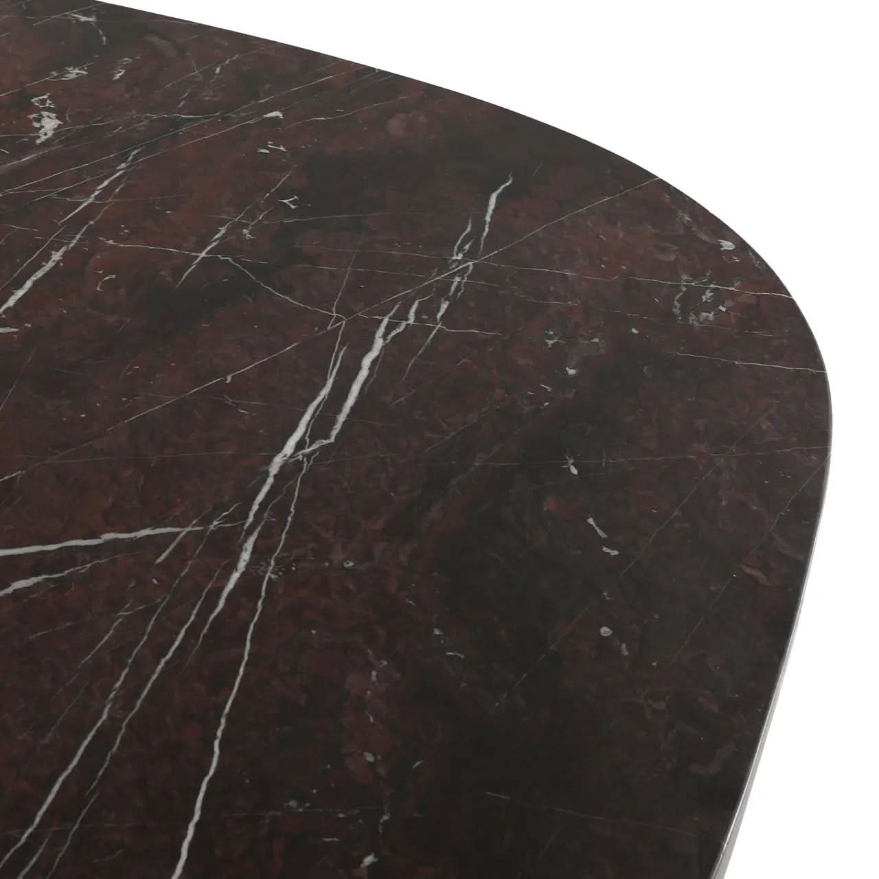 Richmond Interiors Orchid Burgundy Dining Table   Nicholas John Interiors