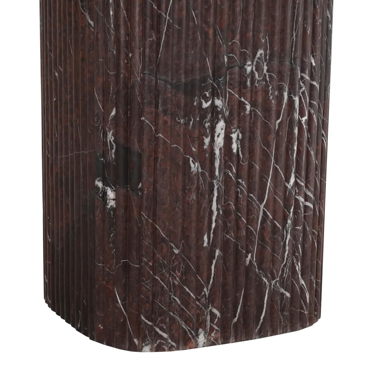 Richmond Interiors Orchid Burgundy Dining Table   Nicholas John Interiors