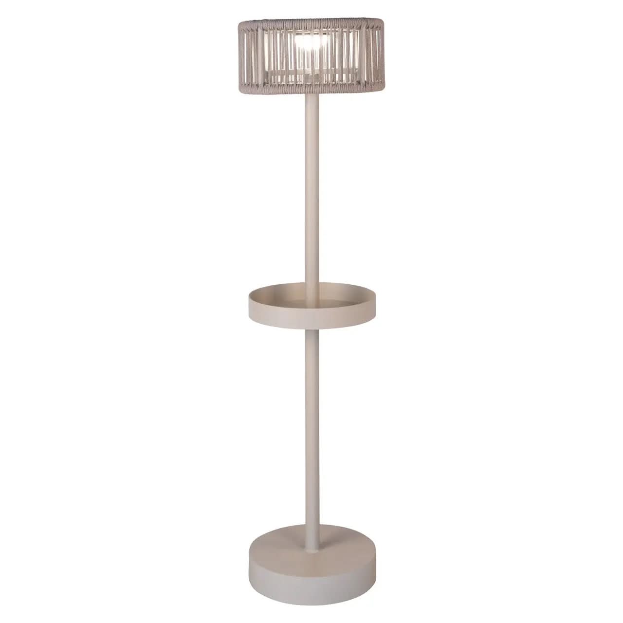 Richmond Interiors Outdoor Lunar Light Beige Floor Lamp   Nicholas John Interiors