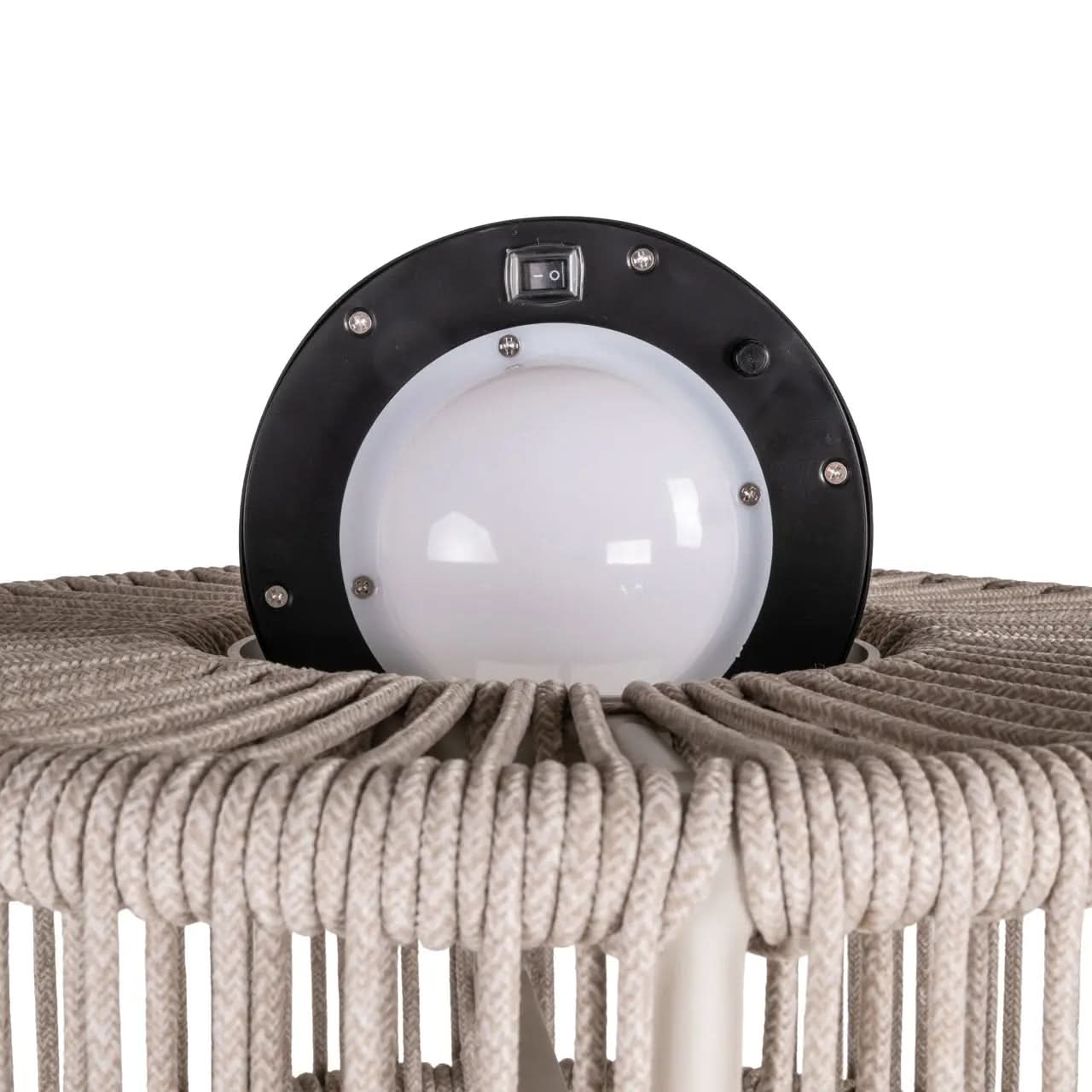 Richmond Interiors Outdoor Lunar Light Beige Floor Lamp   Nicholas John Interiors
