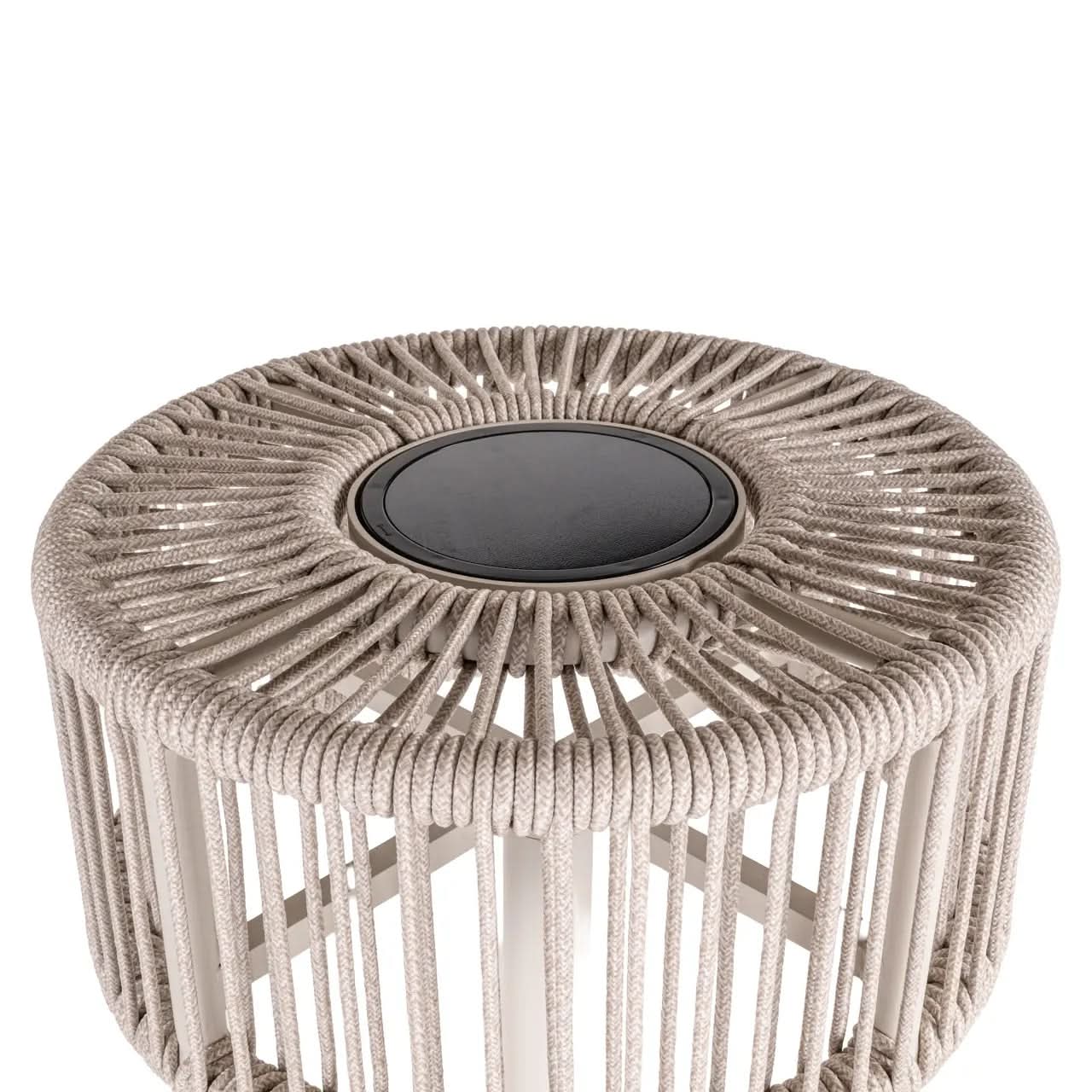 Richmond Interiors Outdoor Lunar Light Beige Floor Lamp   Nicholas John Interiors