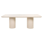 Richmond Interiors Outdoor Urban Bloom Sandstone 230cm Dining Table   Nicholas John Interiors