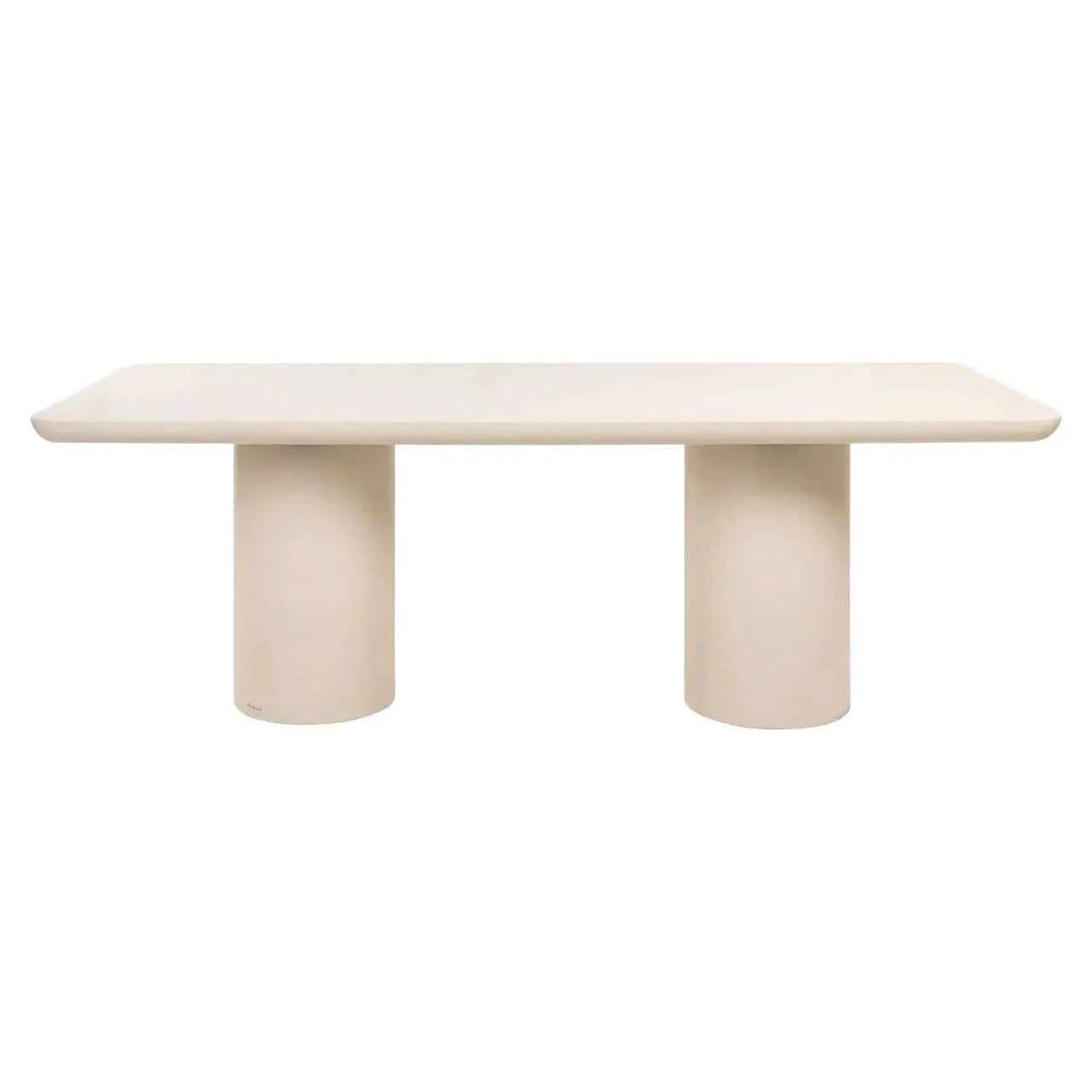Richmond Interiors Outdoor Urban Bloom Sandstone 230cm Dining Table   Nicholas John Interiors