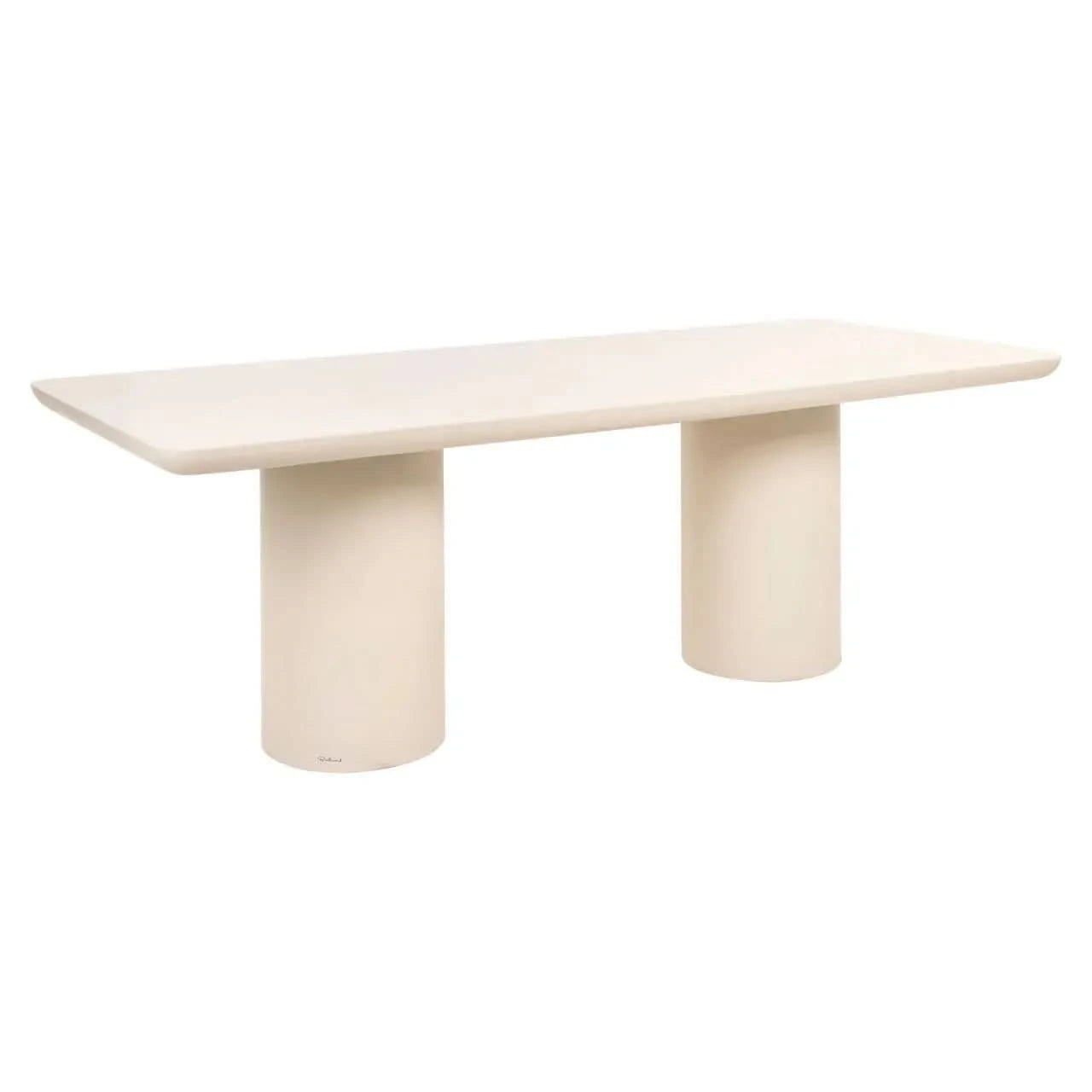Richmond Interiors Outdoor Urban Bloom Sandstone 230cm Dining Table   Nicholas John Interiors