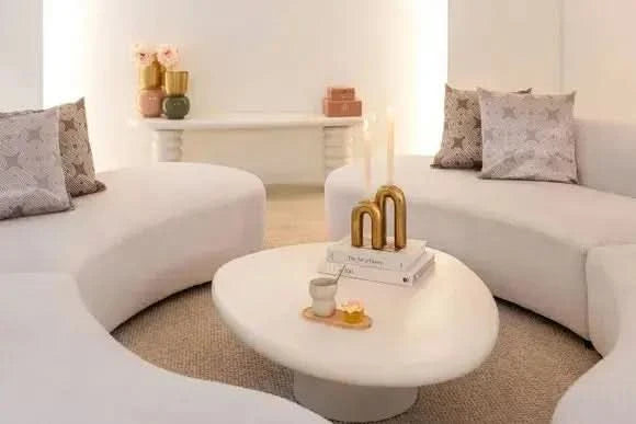 Richmond Interiors Outdoor Urban Bloom Sandstone Coffee Table   Nicholas John Interiors