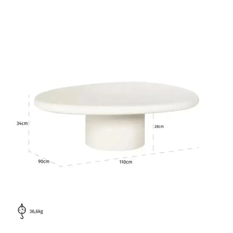 Richmond Interiors Outdoor Urban Bloom Sandstone Coffee Table   Nicholas John Interiors