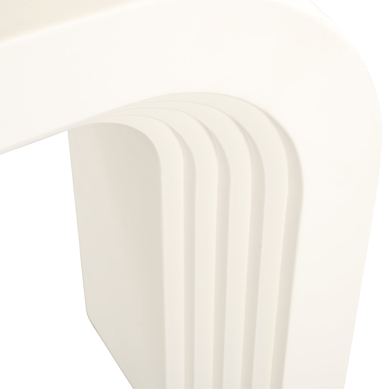 Richmond Interiors Rainbow Console Table in White  Nicholas John Interiors