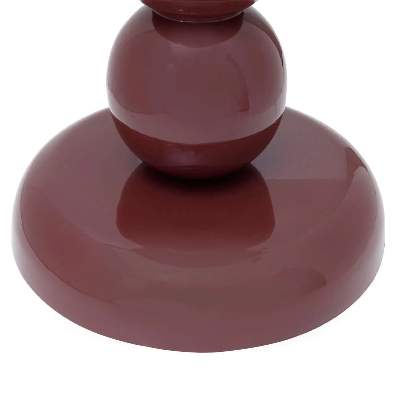 Richmond Interiors Reid Burgundy End Table   Nicholas John Interiors