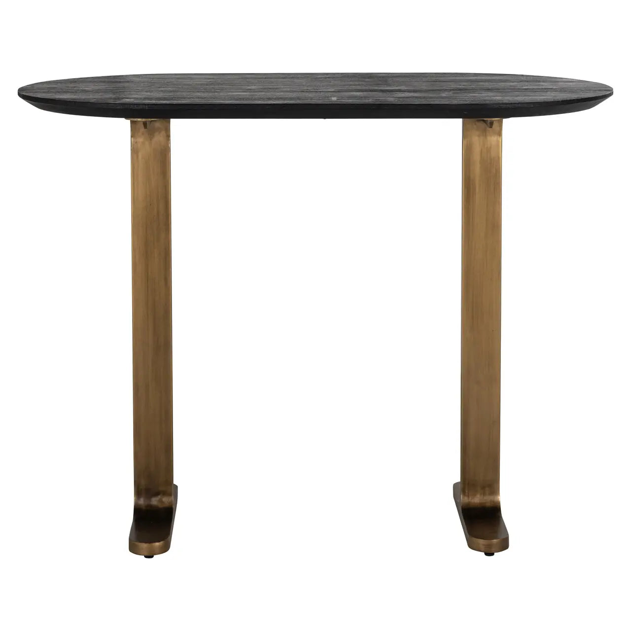 Richmond Interiors Revelin 140cm Bar Table in Black/Gold  Nicholas John Interiors