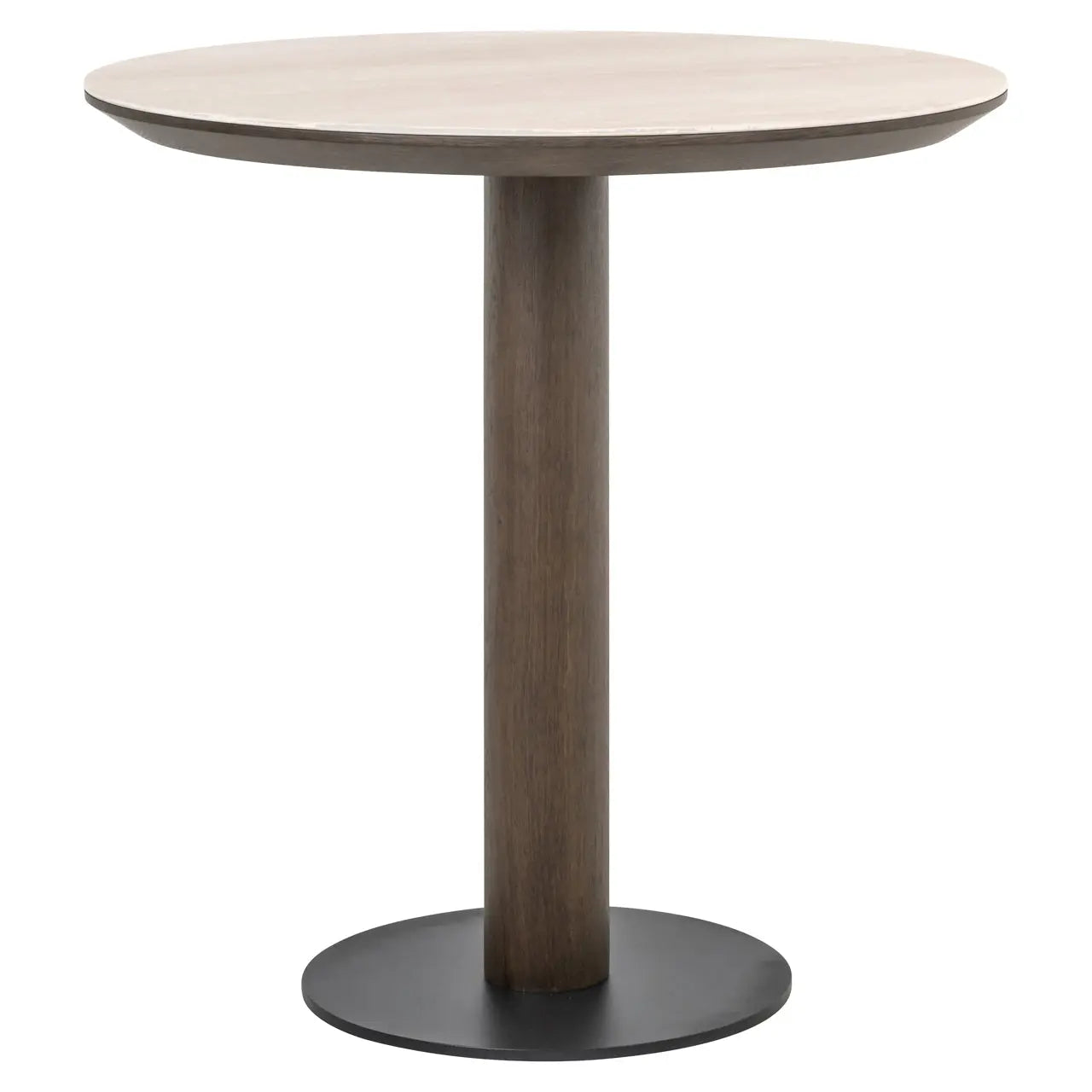 Richmond Interiors Ritz Bistro Table in Brown 75cm   Nicholas John Interiors
