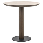 Richmond Interiors Ritz Bistro Table in Brown 75cm   Nicholas John Interiors
