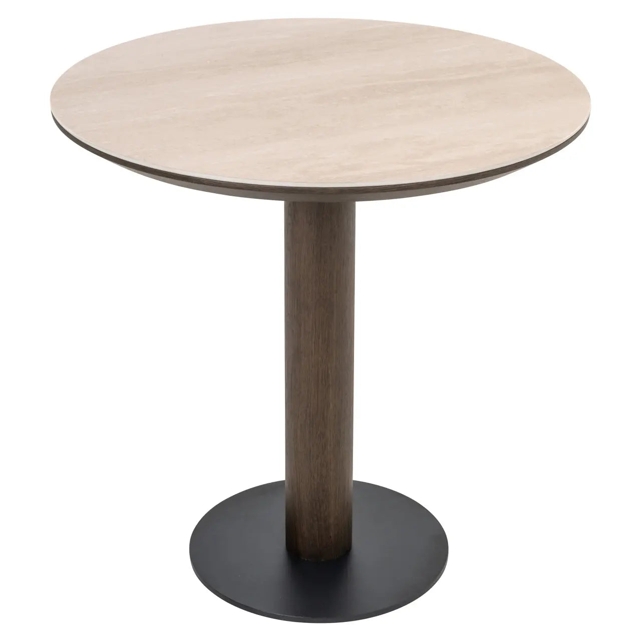 Richmond Interiors Ritz Bistro Table in Brown 75cm   Nicholas John Interiors